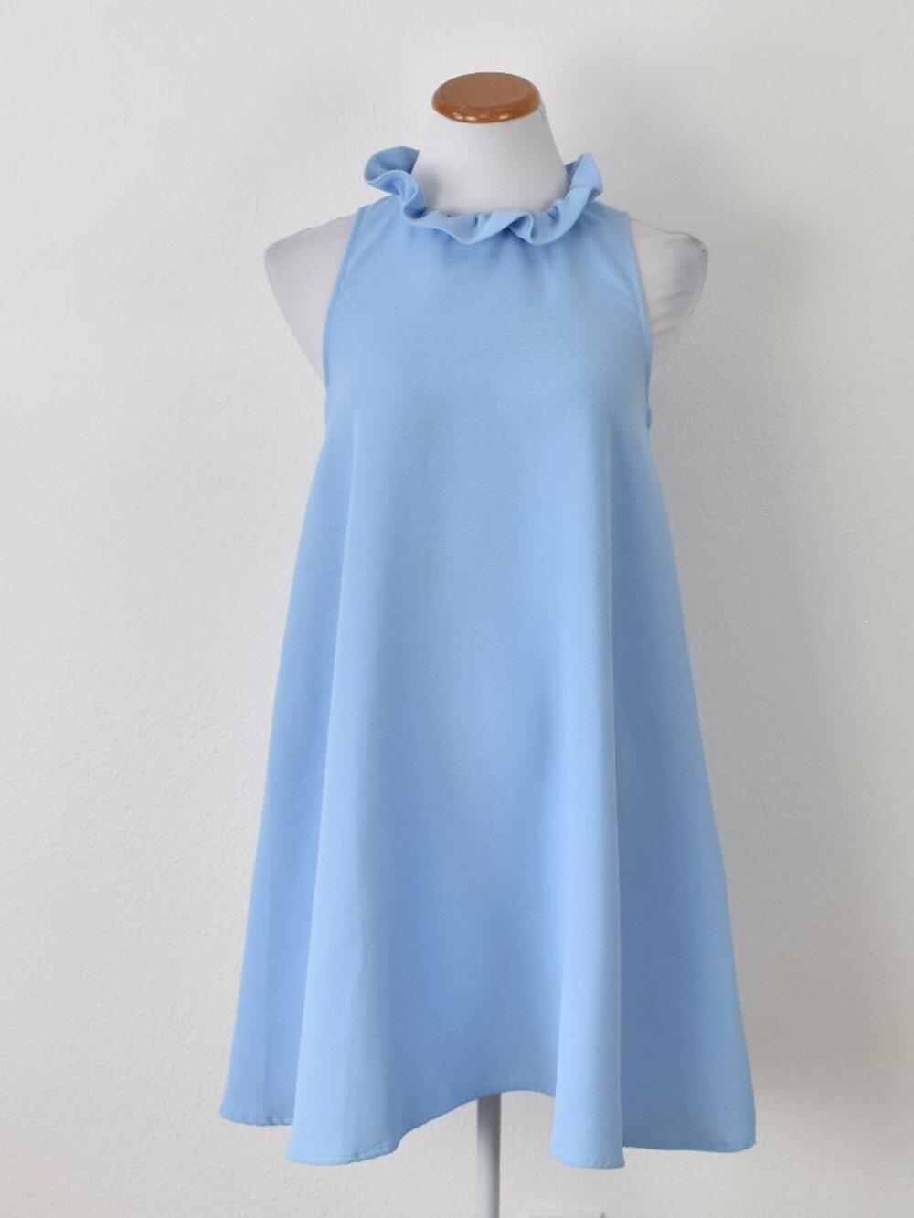 Pomander Place Blythe Baby Blue Mini Dress - S